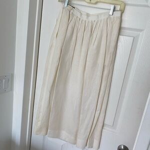 Flying Scotsman Vintage Women's Linen Skirt, Size 10